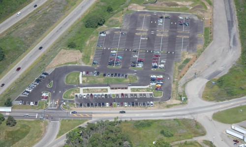 Aerial of Route 528 Park N Ride