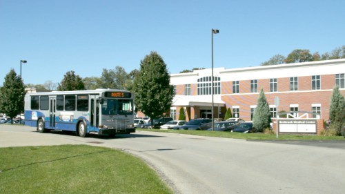 Bus at Benbrook Medical